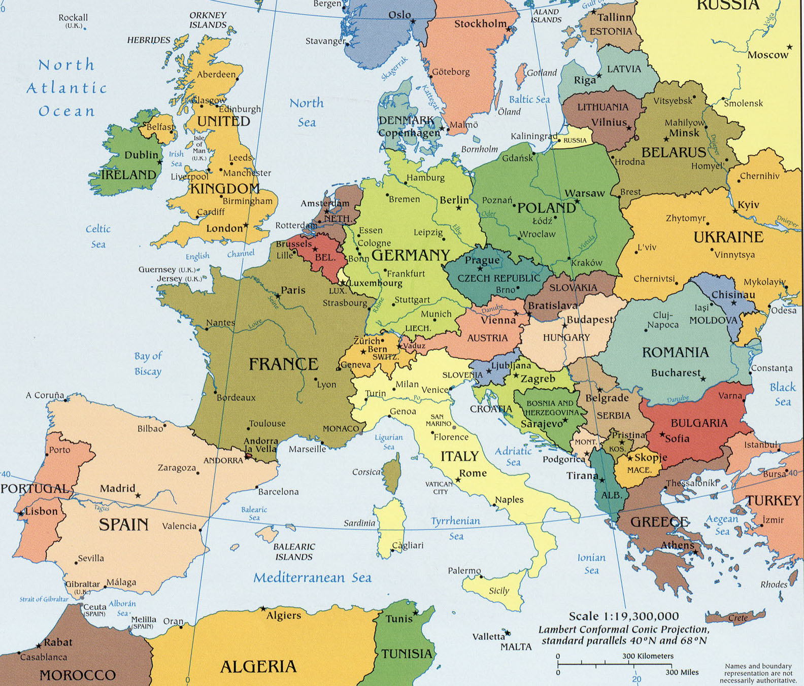 Europe Map